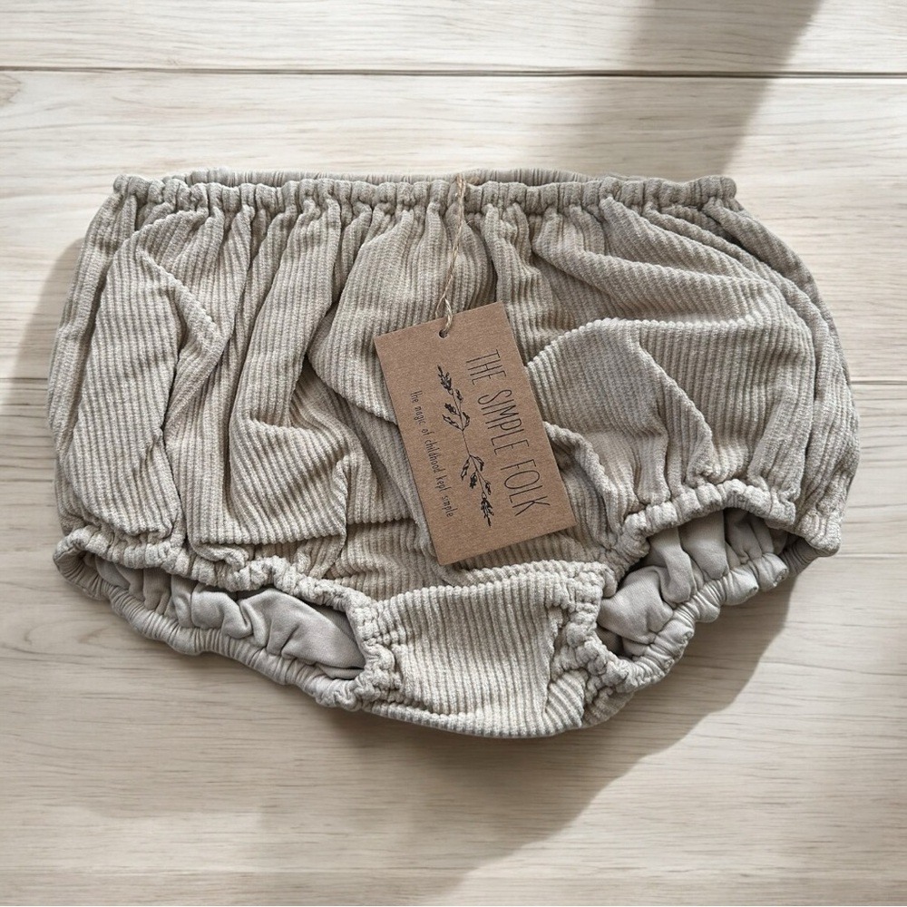 The Simple Folk The Corduroy Bloomer in Oatmeal